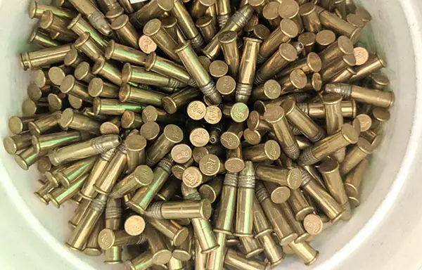 bucket of .22lr - best caliber for first time shooter