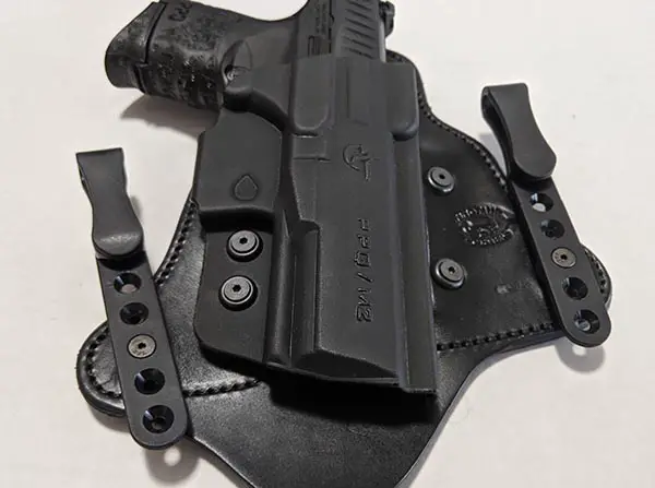 dual clip adjustable holster cant
