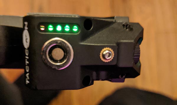 tacticon armament furefly battery status lights