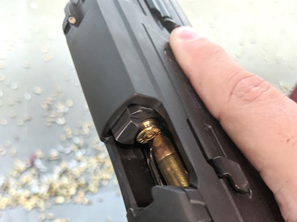 concealed carry test question: failure to extract looks like a double feed