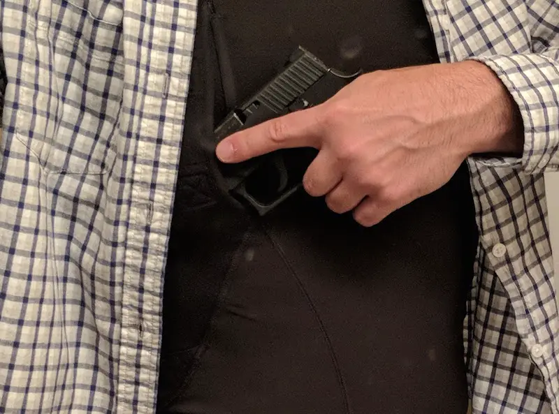 concealed carry with holster built into shirt