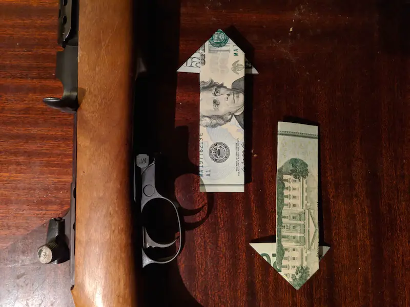 gun depreciation 20 dollar bills and mini14