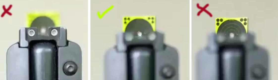 How To Aim A Pistol With 3 Dot Sights Beginner Marksmanship Guide 