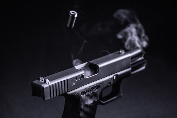 gun fired with smokeless gun powder