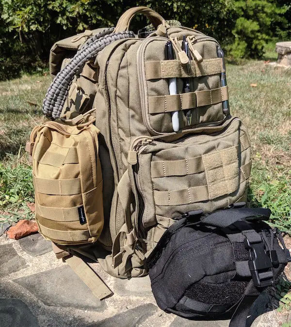 5.11 Tactical RUSH 24 backpack outdoors