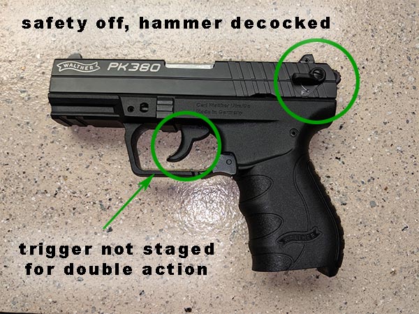 best way to carry a da/sa pistol - condition 0 alternate