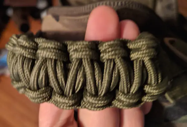 tactical edc bag - paracord handle feature