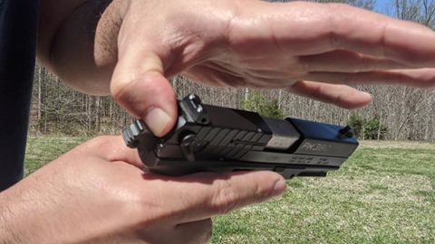 How To Decock A Pistol Safely & Easily - Release & Ride The Hammer