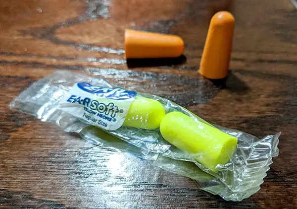 foam ear plugs - passive hearing protection