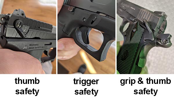 gun safety types - examples