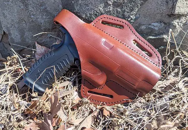 OWB best leather holster for the xdm elite