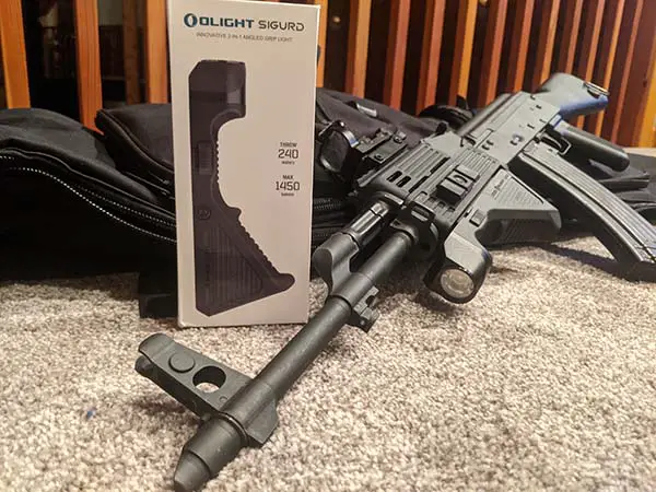 olight sigurd rifle flashlight and foregrip