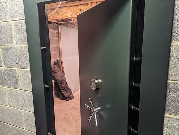 how to construct a gun safe room