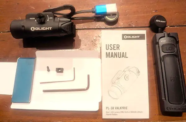 unboxed parts for olight valkyrie pl3r - including remote switch