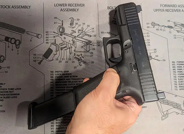 unload your glock before taking it apart