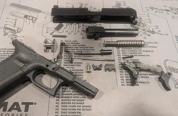 How to take apart a Glock